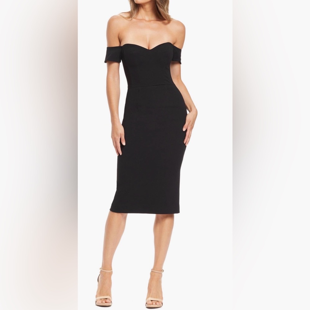 Bailey off the shoulder bodycon dress